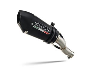 Scarico GPR Benelli Leoncino 500 2017-2024 Gpe Ann. Black titanium silenziatore con raccordo E4.BE.11.GPAN.BLT