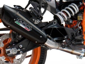 Scarico GPR Husqvarna Svartpilen 125 2024-2025 GP-Revo Black Titanium silenziatore con raccordo HU.59.GPRBLTIT