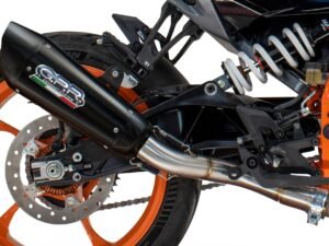 Scarico GPR Kawasaki Ninja 650 2023-2025 GP-Revo Black Titanium terminale omologato + collettore con catalizzatore non omologato CO.K.198.CAT.GPRBLTIT