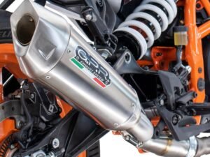 Scarico GPR Kawasaki Ninja 650 2023-2025 GP-Revo Titanium terminale omologato + collettore con catalizzatore non omologato CO.K.198.CAT.GPRTIT