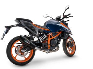 Scarico GPR Ktm Duke 390 2024-2025 GP-Revo Black Titanium silenziatore con raccordo KT.109.GPRBLTIT