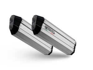 Scarico GPR Bmw K 1600 Gt 2017-2021 Hyper Sonic Titanium coppia di silenziatori con raccordi E4.BMW.50.HYSOTIT
